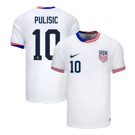 PULISIC #10 USA Soccer Jersey Home Custom Shirt 2024 - bestsoccerstore