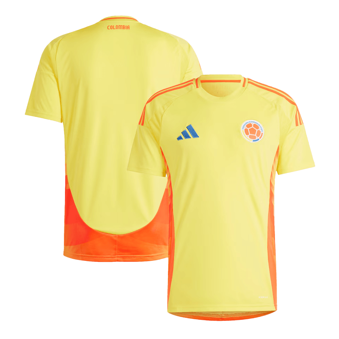 Colombia Soccer Jersey Home Custom Shirt - bestsoccerstore