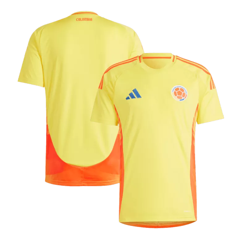Colombia Soccer Jersey Home Custom Shirt 2024 - bestsoccerstore
