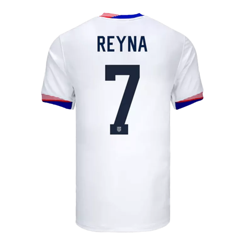 REYNA #7 USA Soccer Jersey Home Custom Shirt 2024 - bestsoccerstore