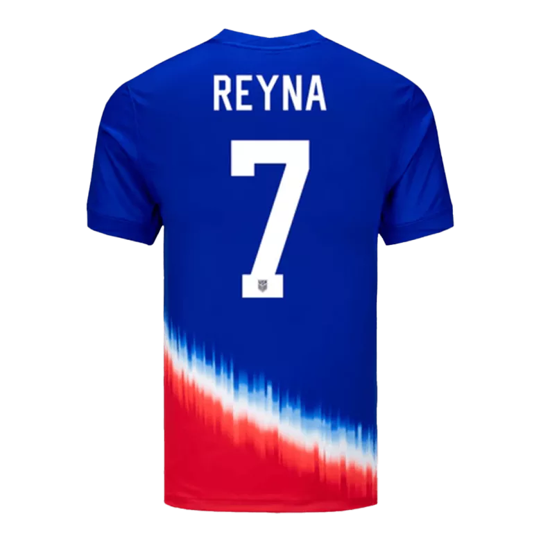 REYNA #7 USA Soccer Jersey Away Custom Shirt 2024 - bestsoccerstore