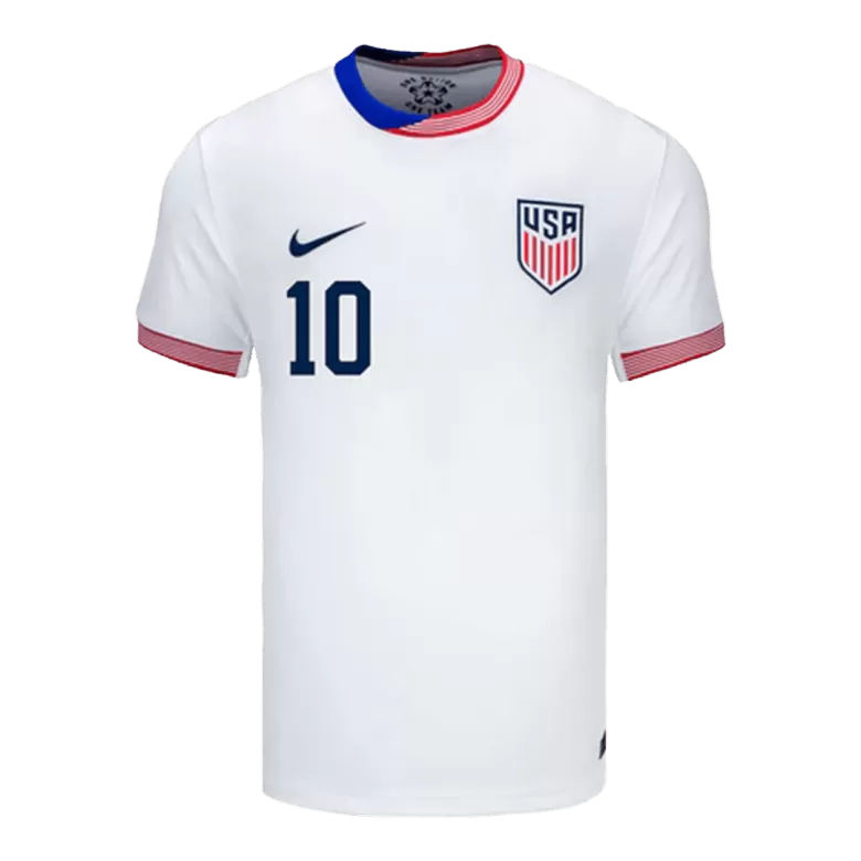 PULISIC #10 USA Soccer Jersey Home Custom Shirt 2024 - bestsoccerstore