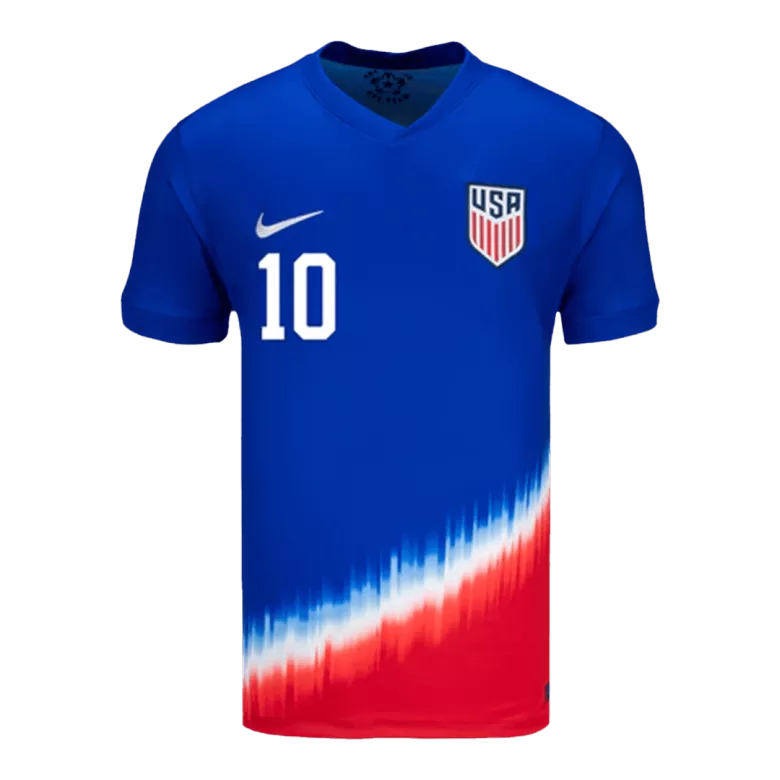 PULISIC #10 USA Soccer Jersey Away Custom Shirt 2024 - bestsoccerstore