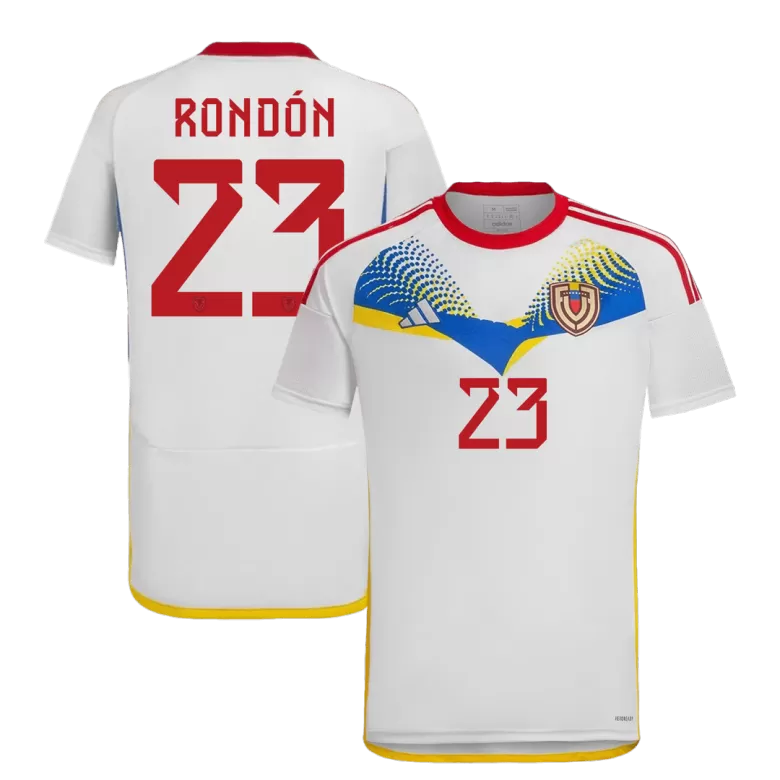 RONDÓN #23 Venezuela Soccer Jersey Away Custom Shirt 2024 - bestsoccerstore