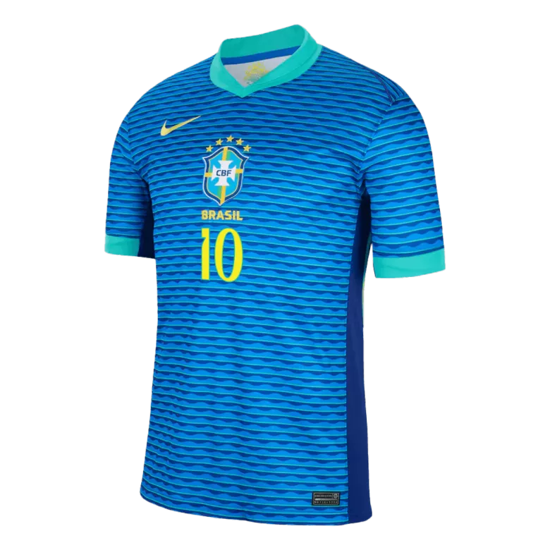 RODRYGO #10 Brazil Soccer Jersey Away Custom Shirt 2024 - bestsoccerstore