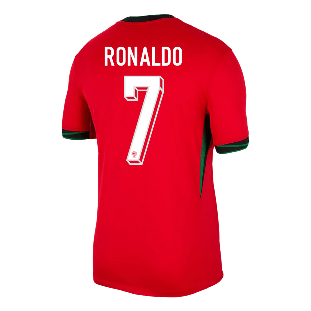 RONALDO #7 Portugal Soccer Jersey Home Custom Shirt