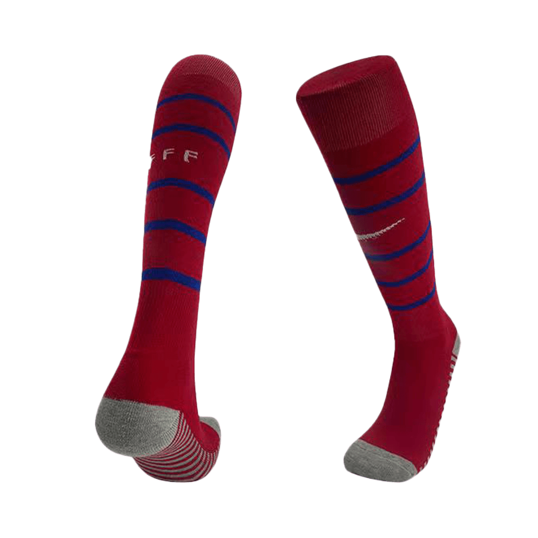 Men's France Jersey Soccer Home Socks - bestsoccerstore