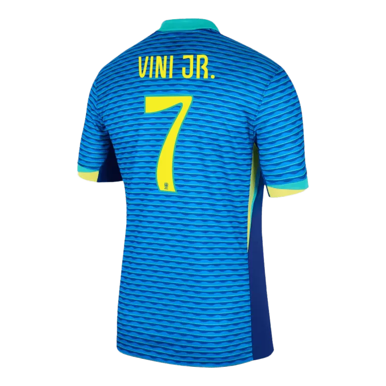 VINI JR. #7 Brazil Soccer Jersey Away Custom Shirt 2024 - bestsoccerstore