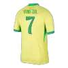 VINI JR. #7 Brazil Soccer Jersey Home Custom Shirt 2024 - bestsoccerstore