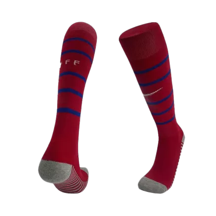 Kid's France Soccer Home Socks 2024 - bestsoccerstore