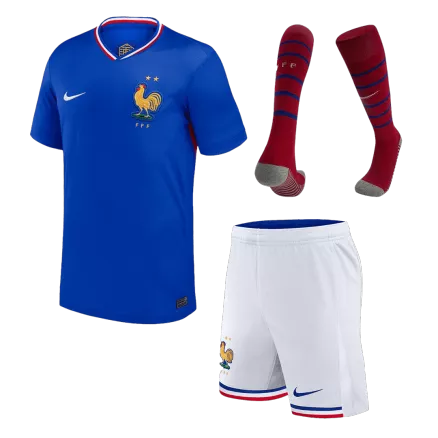 France Home Soccer Uniform Kits 2024 - bestsoccerstore