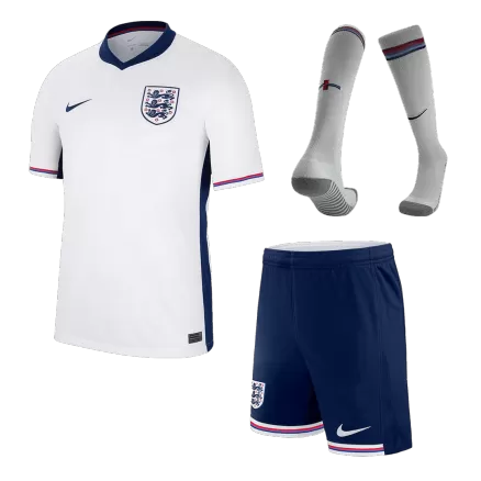 England Home Custom Full Soccer Kit 2024 - bestsoccerstore