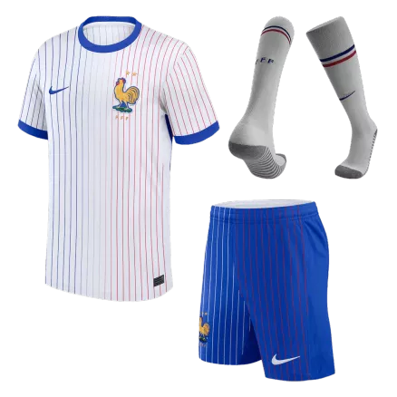 Kids France Euro Custom Away Full Soccer Kits2024 - bestsoccerstore