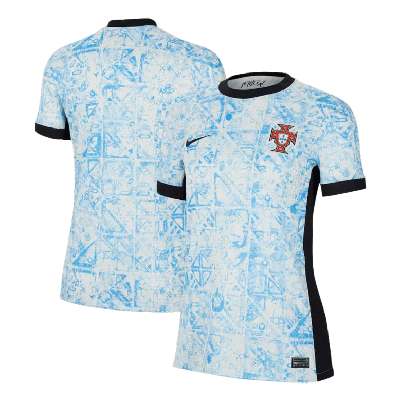Portugal Soccer Jersey Away Women's Custom Shirt 2024 - bestsoccerstore