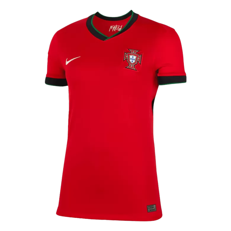 Portugal Soccer Jersey Home Women's Custom Shirt 2024 - bestsoccerstore