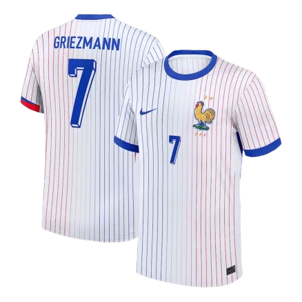 GRIEZMANN #7 France Soccer Jersey Away Custom Shirt 2024 - bestsoccerstore