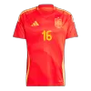 Spain Jersey Custom RODRIGO #16 Soccer Jersey Home 2024 - bestsoccerstore