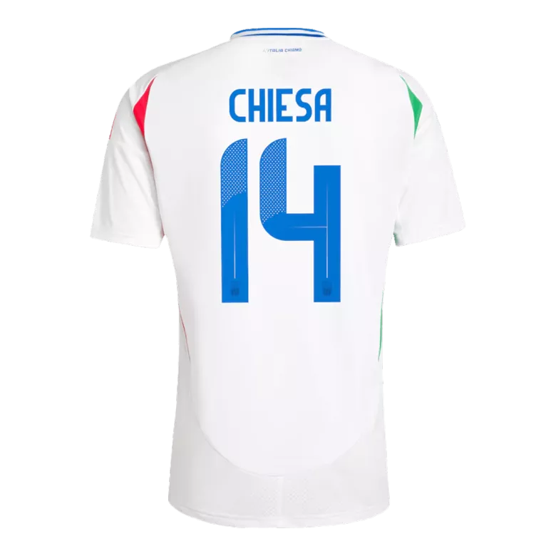 CHIESA #14 Italy Soccer Jersey Away Custom Shirt 2024 - bestsoccerstore