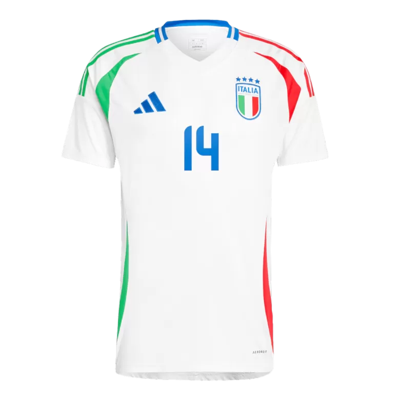 CHIESA #14 Italy Soccer Jersey Away Custom Shirt 2024 - bestsoccerstore