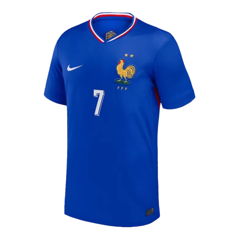 GRIEZMANN #7 France Soccer Jersey Home Custom Shirt 2024 - bestsoccerstore