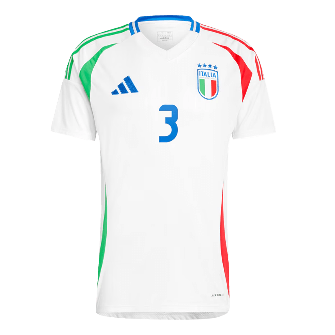 DIMARCO #3 Italy Soccer Jersey Away Custom Shirt