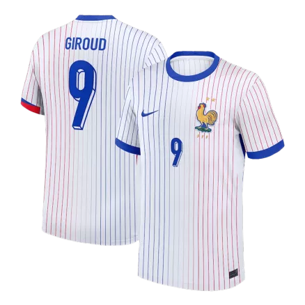 GIROUD #9 France Soccer Jersey Away Custom Shirt 2024 - bestsoccerstore