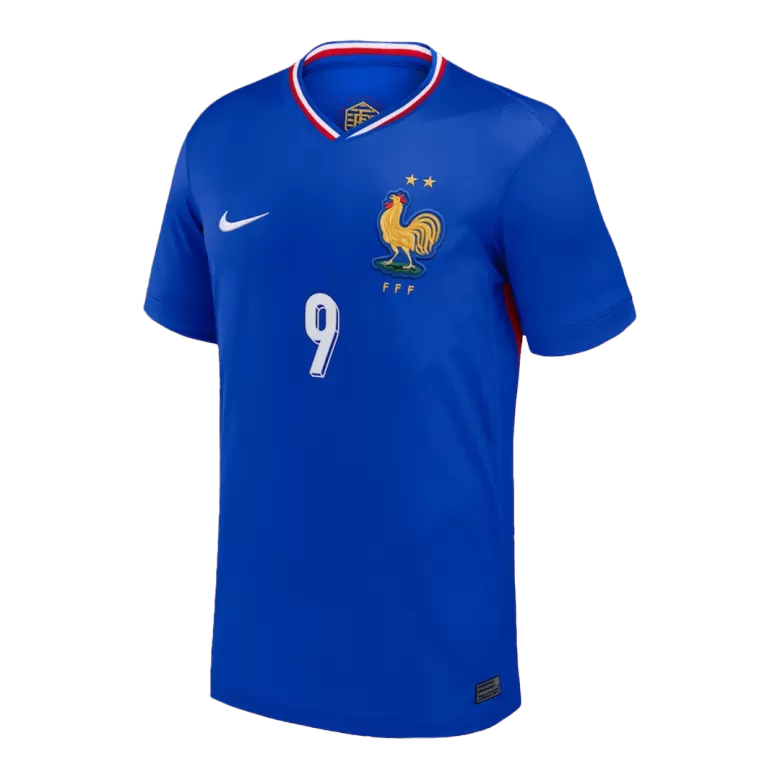 GIROUD #9 France Soccer Jersey Home Custom Shirt 2024 - bestsoccerstore