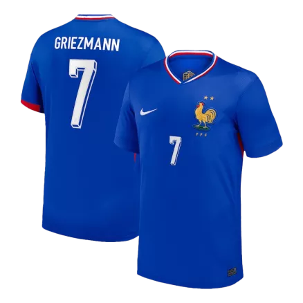 GRIEZMANN #7 France Soccer Jersey Home Custom Shirt 2024 - bestsoccerstore