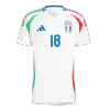 BARELLA #18 Italy Soccer Jersey Away Custom Shirt 2024 - bestsoccerstore