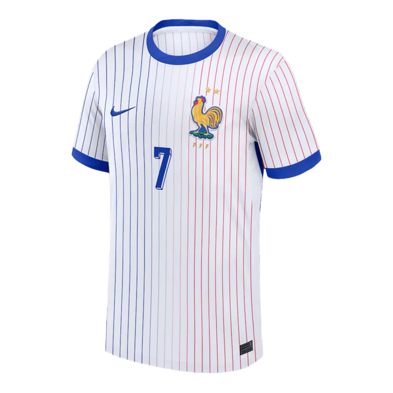 GRIEZMANN #7 France Soccer Jersey Away Custom Shirt 2024 - bestsoccerstore