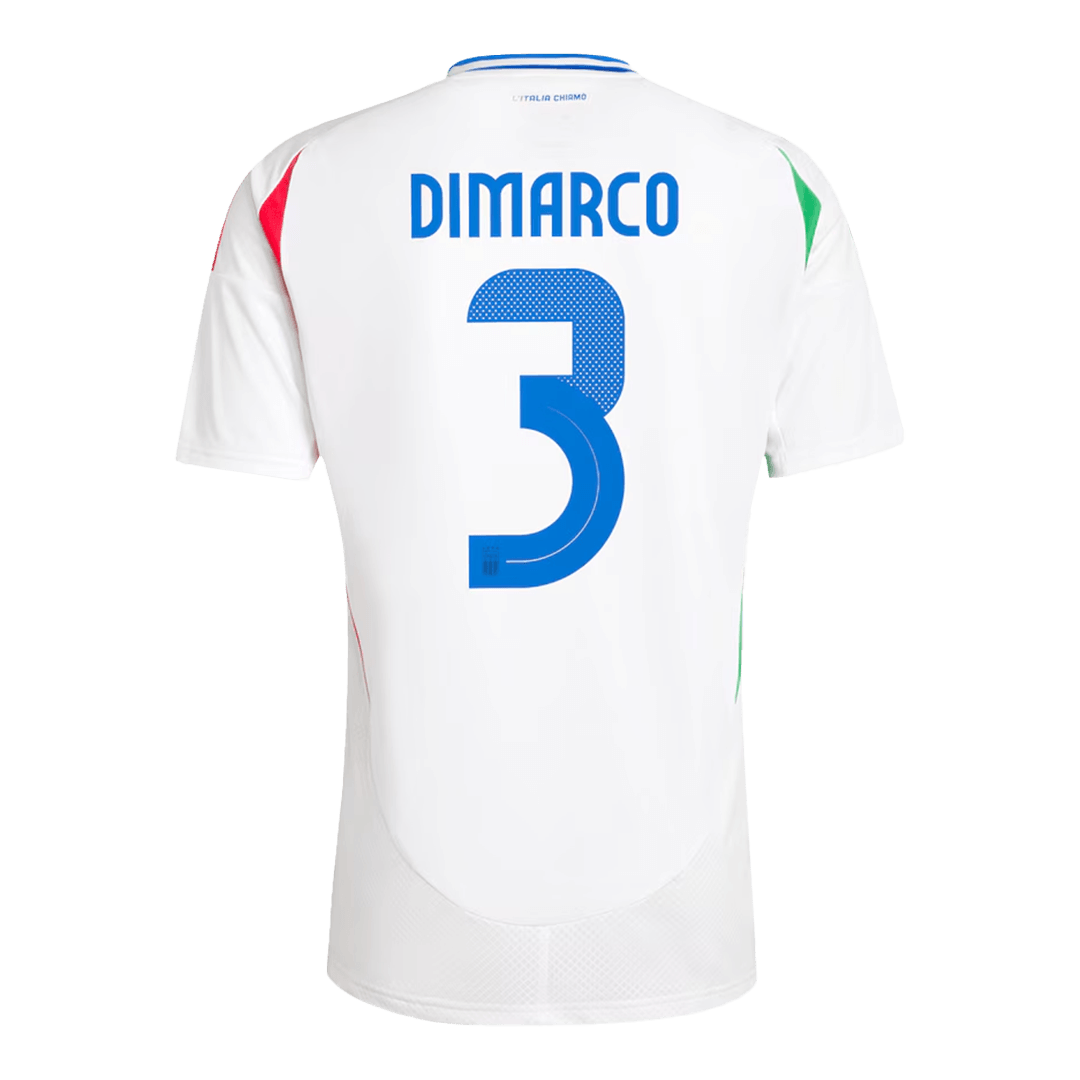 DIMARCO #3 Italy Soccer Jersey Away Custom Shirt - bestsoccerstore