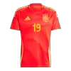 Spain Jersey Custom LAMINE YAMAL #19 Soccer Jersey Home 2024 - bestsoccerstore