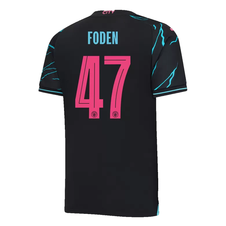 FODEN #47 Manchester City Soccer Jersey Third Away Custom Shirt 2023/24 - bestsoccerstore