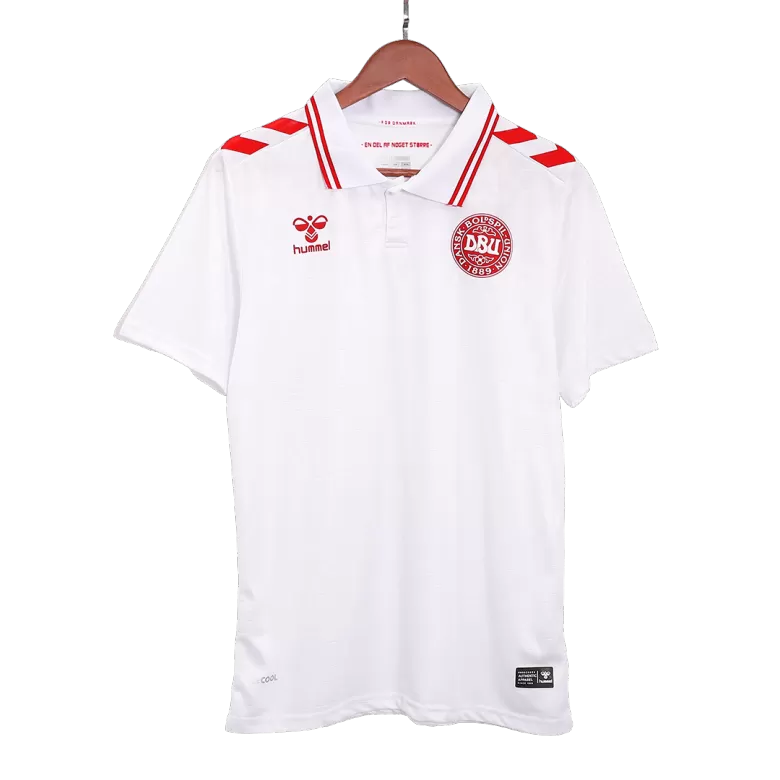 Denmark Soccer Jersey Away Custom Shirt 2024 - bestsoccerstore