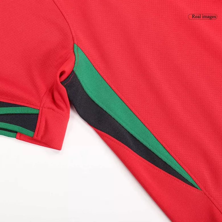 Portugal Soccer Jersey Home Custom Shirt 2024 - bestsoccerstore