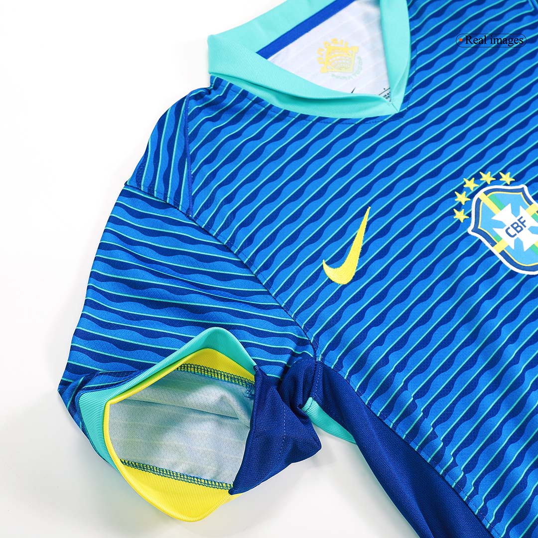 Brazil Soccer Jersey Away Custom Shirt - bestsoccerstore