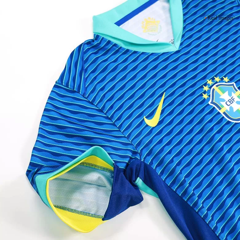 Brazil Soccer Jersey Away Custom Shirt 2024 - bestsoccerstore