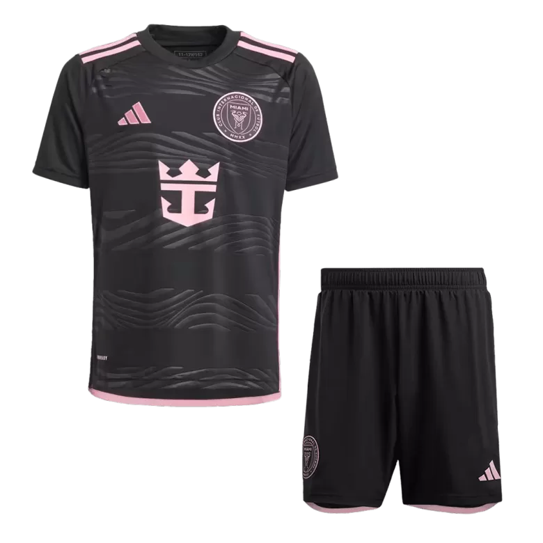 Kids Inter Miami CF Custom Away Soccer Kits 2024 - bestsoccerstore