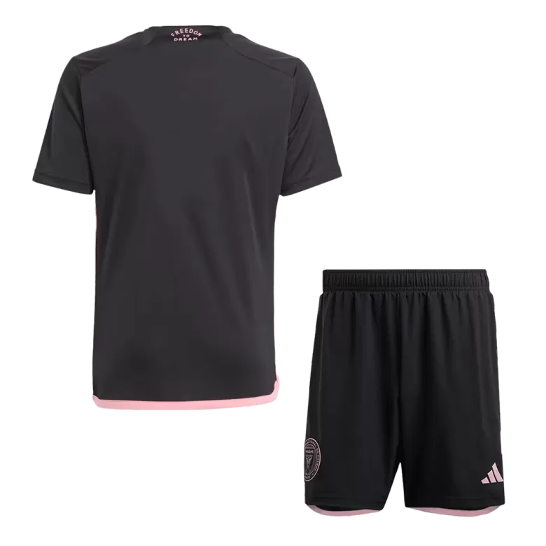 Kids Inter Miami CF Custom Away Soccer Kits 2024 - bestsoccerstore