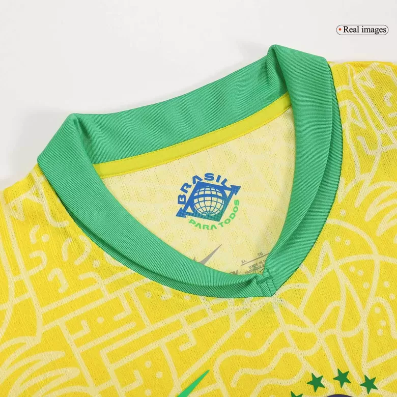 Authentic Soccer Jersey Brazil Home Shirt 2024 - bestsoccerstore