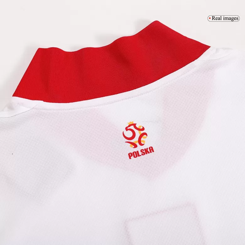 Poland Soccer Jersey Home Custom Shirt 2024 - bestsoccerstore