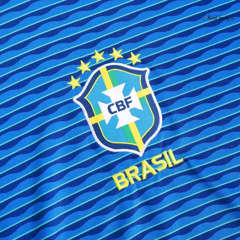 Brazil Soccer Jersey Away Custom Shirt 2024 - bestsoccerstore