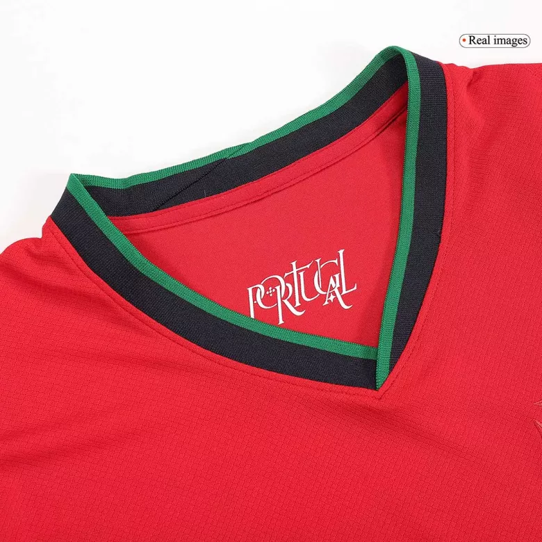 Portugal Soccer Jersey Home Custom Shirt 2024 - bestsoccerstore