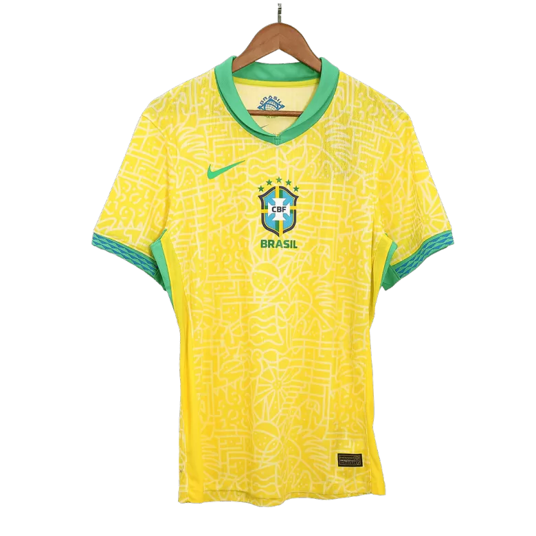 Authentic Soccer Jersey Brazil Home Shirt 2024 - bestsoccerstore