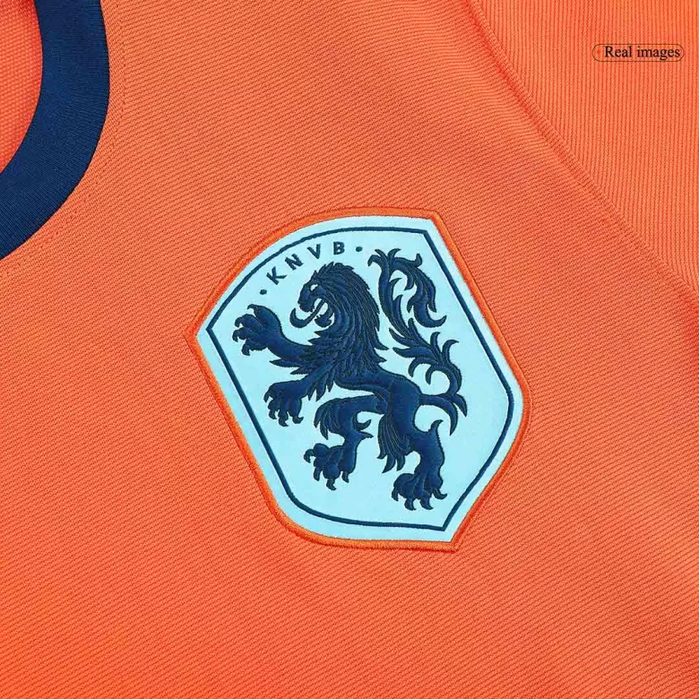 Netherlands Soccer Jersey Home Custom Shirt 2024 - bestsoccerstore