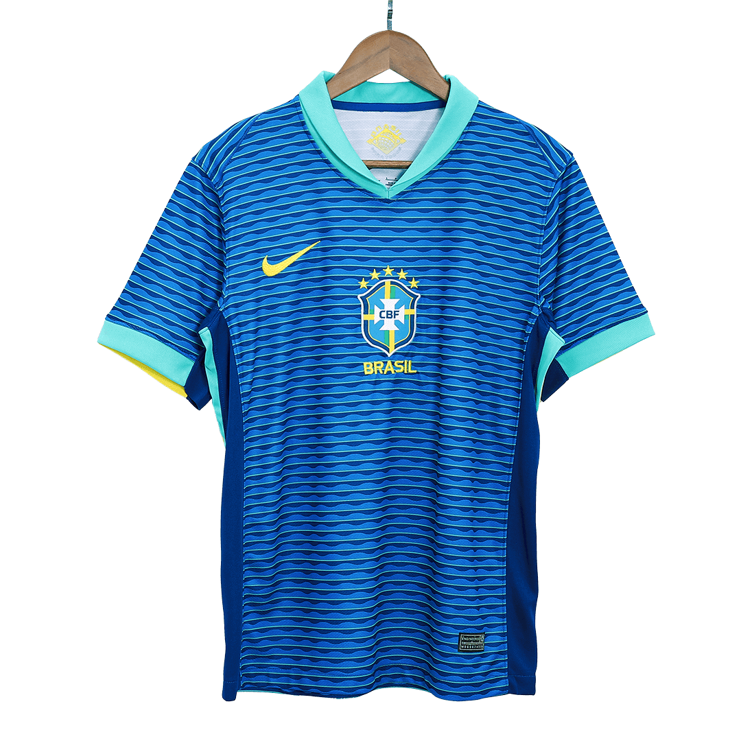Brazil Soccer Jersey Away Custom Shirt - bestsoccerstore