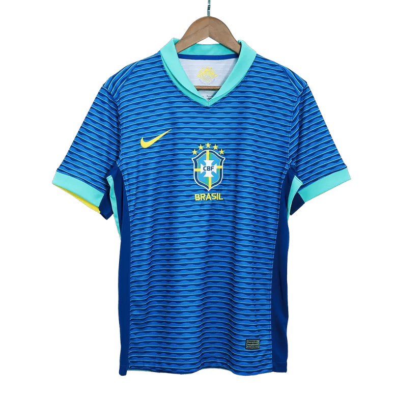 Brazil Soccer Jersey Away Custom Shirt 2024 - bestsoccerstore