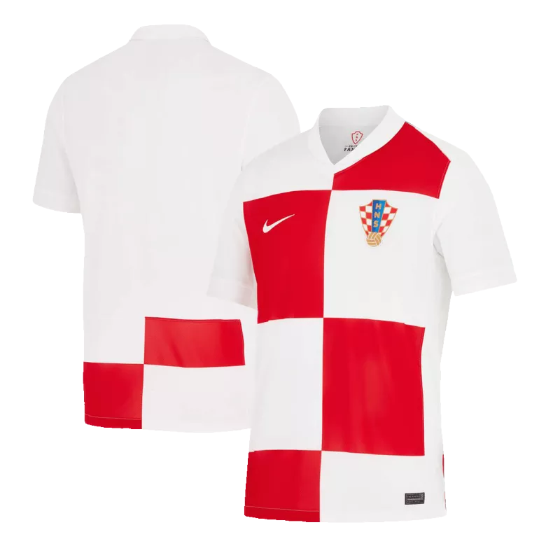 Croatia Soccer Jersey Home Custom Shirt 2024 - bestsoccerstore