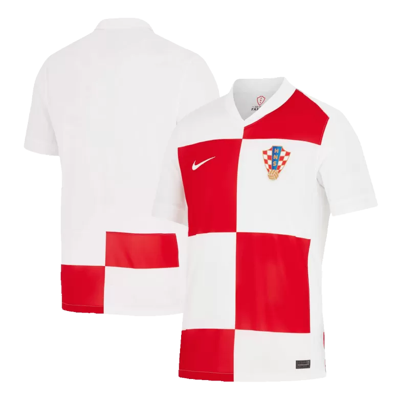 Croatia Soccer Jersey Home Custom Shirt 2024 - bestsoccerstore