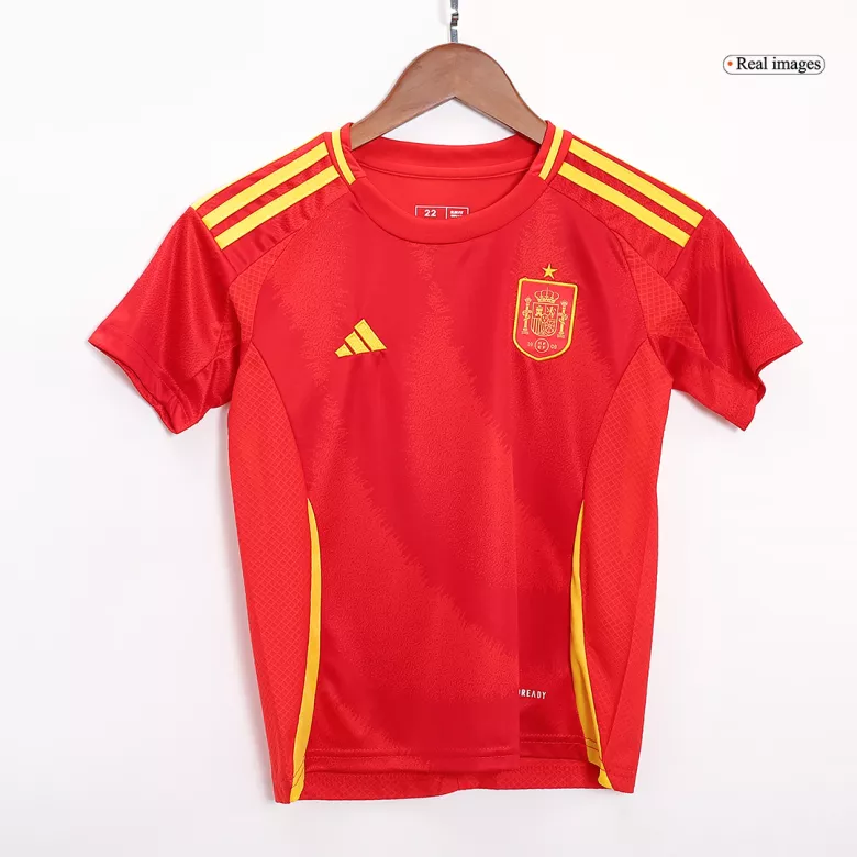 Kids Spain Custom Home Soccer Kits 2024 - bestsoccerstore